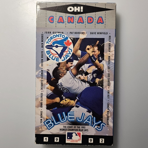 MLB 1992 Oh Canada The story of the 1992 World Champion Blue Jays VHS Tape - Picture 8 of 15